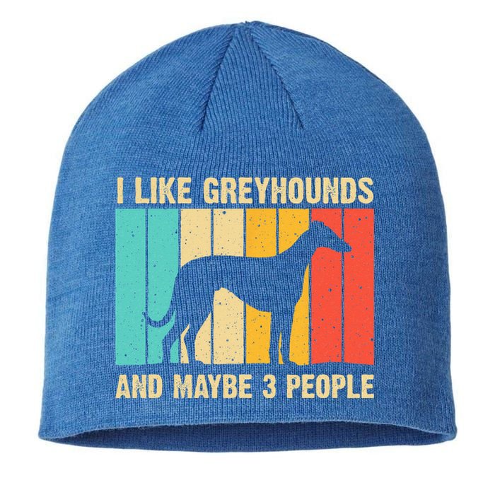 Funny Greyhound Design Women Italian Greyhound Dog Lover Sustainable Beanie