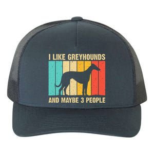 Funny Greyhound Design Women Italian Greyhound Dog Lover Yupoong Adult 5-Panel Trucker Hat