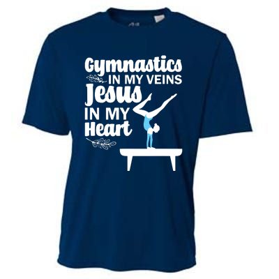 Funny Gymnastics Design For Men Women Gymnast Jesus Lovers Cooling Performance Crew T-Shirt