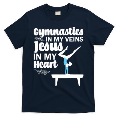 Funny Gymnastics Design For Men Women Gymnast Jesus Lovers T-Shirt