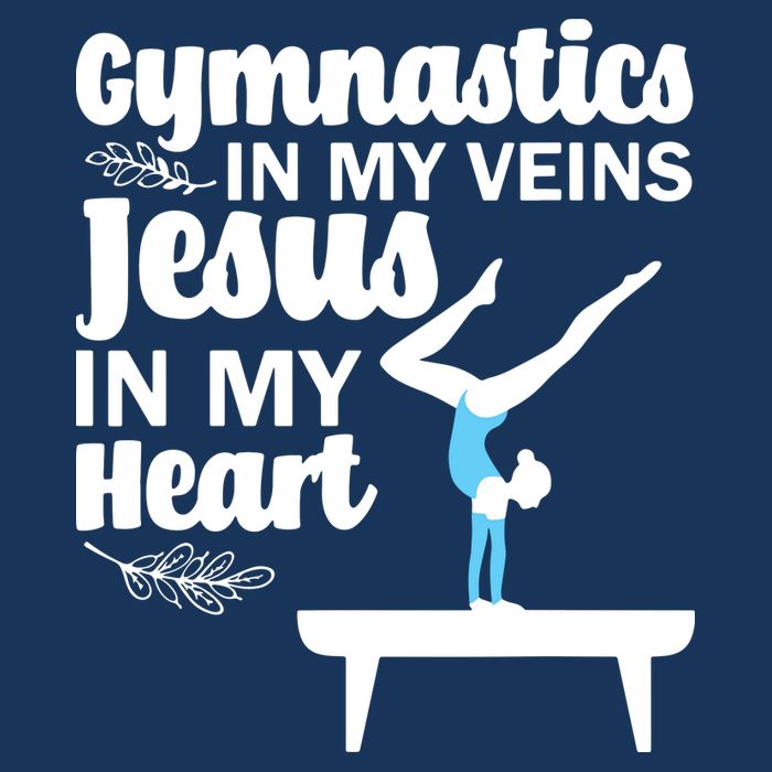 Funny Gymnastics Design For Men Women Gymnast Jesus Lovers Tall T-Shirt