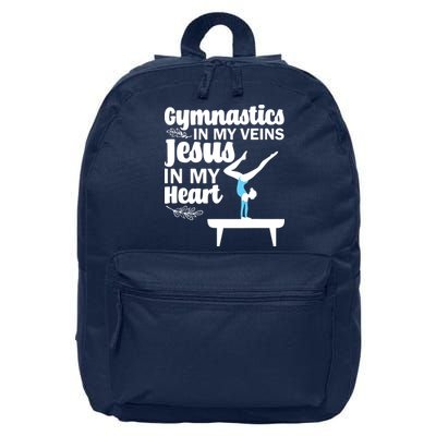 Funny Gymnastics Design For Men Women Gymnast Jesus Lovers 16 in Basic Backpack