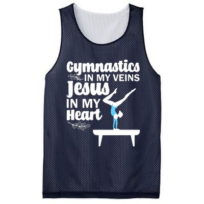 Funny Gymnastics Design For Men Women Gymnast Jesus Lovers Mesh Reversible Basketball Jersey Tank