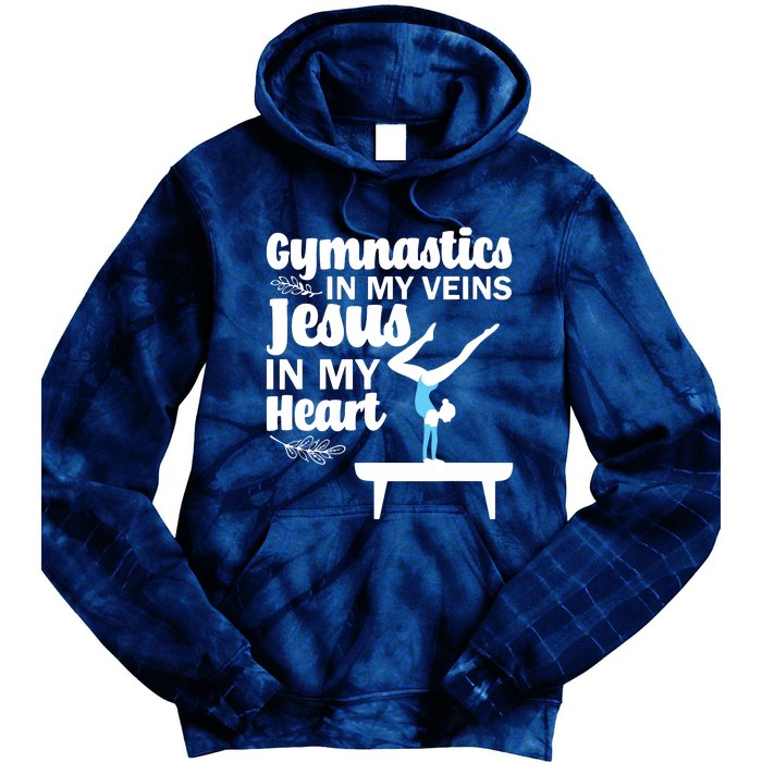 Funny Gymnastics Design For Men Women Gymnast Jesus Lovers Tie Dye Hoodie