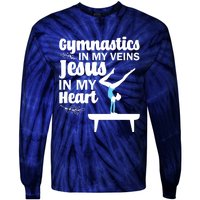 Funny Gymnastics Design For Men Women Gymnast Jesus Lovers Tie-Dye Long Sleeve Shirt