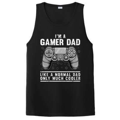 Funny Gamer Dad Design For Husband Gaming Fathers Day PosiCharge Competitor Tank