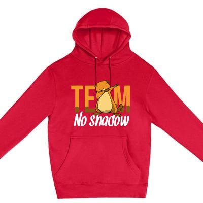 Funny Groundhog Day Team No Shadow Dabbing Premium Pullover Hoodie