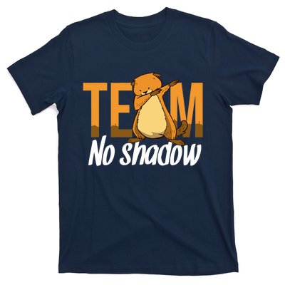 Funny Groundhog Day Team No Shadow Dabbing T-Shirt