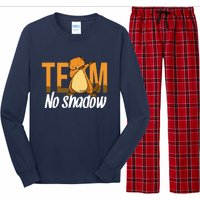 Funny Groundhog Day Team No Shadow Dabbing Long Sleeve Pajama Set