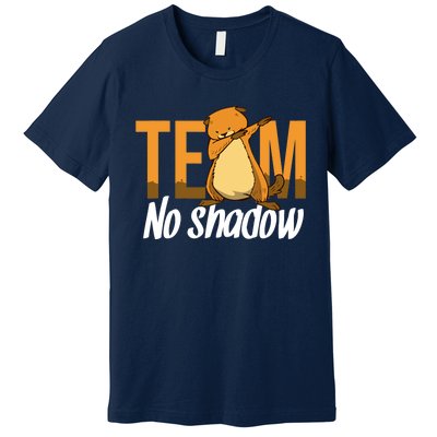 Funny Groundhog Day Team No Shadow Dabbing Premium T-Shirt