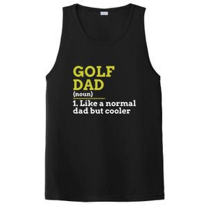 Funny Golf Dad Definition Golfing For Golfers Gift For Dad Father's Day PosiCharge Competitor Tank