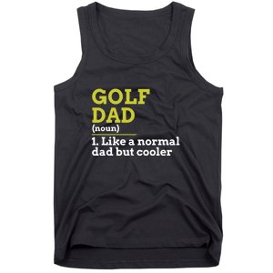 Funny Golf Dad Definition Golfing For Golfers Gift For Dad Father's Day Tank Top