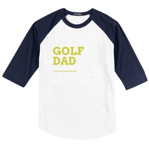 Funny Golf Dad Definition Golfing For Golfers Gift For Dad Father's Day Baseball Sleeve Shirt