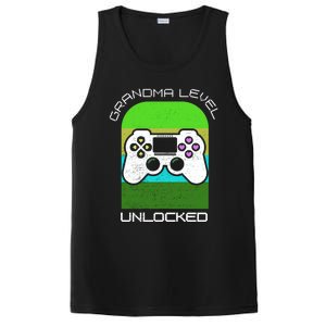 Funny Grandma Day Gamer Mom Gaming On A Mother Level Up Game Gift PosiCharge Competitor Tank