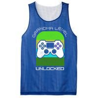 Funny Grandma Day Gamer Mom Gaming On A Mother Level Up Game Gift Mesh Reversible Basketball Jersey Tank