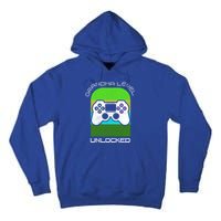 Funny Grandma Day Gamer Mom Gaming On A Mother Level Up Game Gift Tall Hoodie