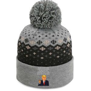 Funny Great Dad Donald Trump Fathers Day Gift Tee The Baniff Cuffed Pom Beanie