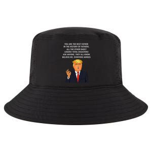 Funny Great Dad Donald Trump Fathers Day Gift Tee Cool Comfort Performance Bucket Hat