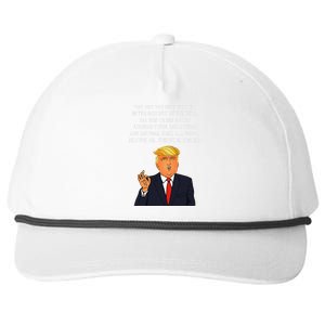 Funny Great Dad Donald Trump Fathers Day Gift Tee Snapback Five-Panel Rope Hat