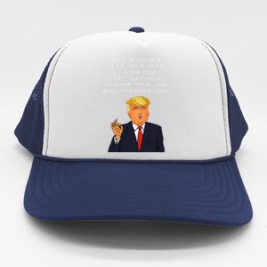 Funny Great Dad Donald Trump Fathers Day Gift Tee Trucker Hat