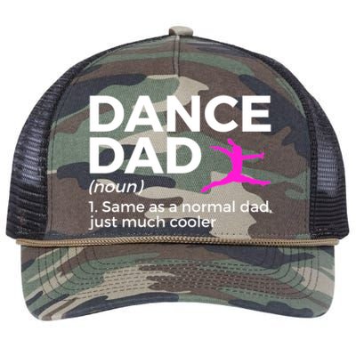 Funny Gift Dance Dad Definition Retro Rope Trucker Hat Cap