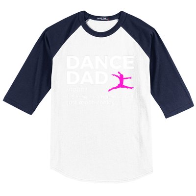 Funny Gift Dance Dad Definition Baseball Sleeve Shirt