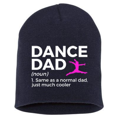 Funny Gift Dance Dad Definition Short Acrylic Beanie