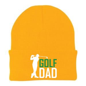 Funny Golf Dad Golfer Gift For Dad Father's Day Knit Cap Winter Beanie