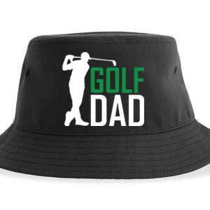 Funny Golf Dad Golfer Gift For Dad Father's Day Sustainable Bucket Hat