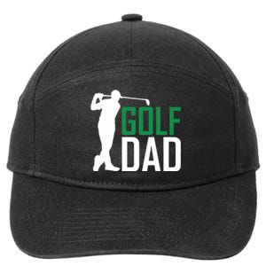 Funny Golf Dad Golfer Gift For Dad Father's Day 7-Panel Snapback Hat