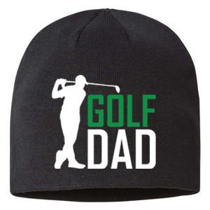 Funny Golf Dad Golfer Gift For Dad Father's Day Sustainable Beanie