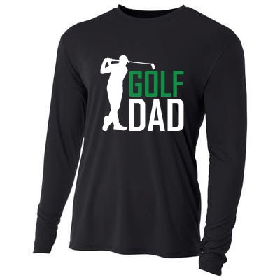 Funny Golf Dad Golfer Gift For Dad Father's Day Cooling Performance Long Sleeve Crew