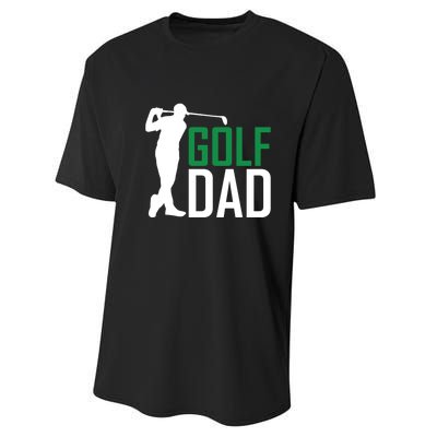 Funny Golf Dad Golfer Gift For Dad Father's Day Performance Sprint T-Shirt