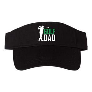 Funny Golf Dad Golfer Gift For Dad Father's Day Valucap Bio-Washed Visor