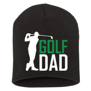 Funny Golf Dad Golfer Gift For Dad Father's Day Short Acrylic Beanie