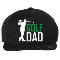 Funny Golf Dad Golfer Gift For Dad Father's Day Wool Snapback Cap