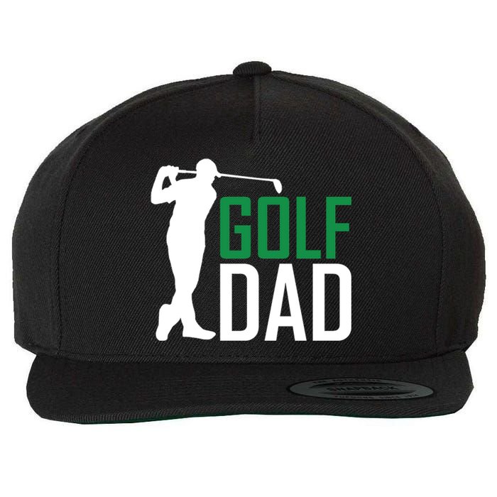 Funny Golf Dad Golfer Gift For Dad Father's Day Wool Snapback Cap