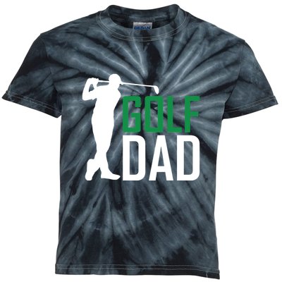 Funny Golf Dad Golfer Gift For Dad Father's Day Kids Tie-Dye T-Shirt