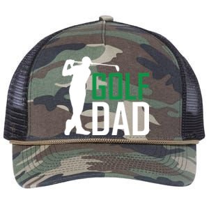 Funny Golf Dad Golfer Gift For Dad Father's Day Retro Rope Trucker Hat Cap