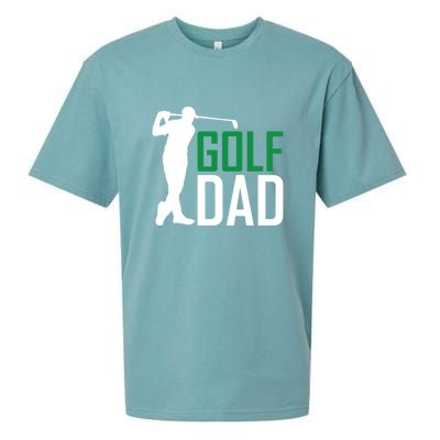 Funny Golf Dad Golfer Gift For Dad Father's Day Sueded Cloud Jersey T-Shirt