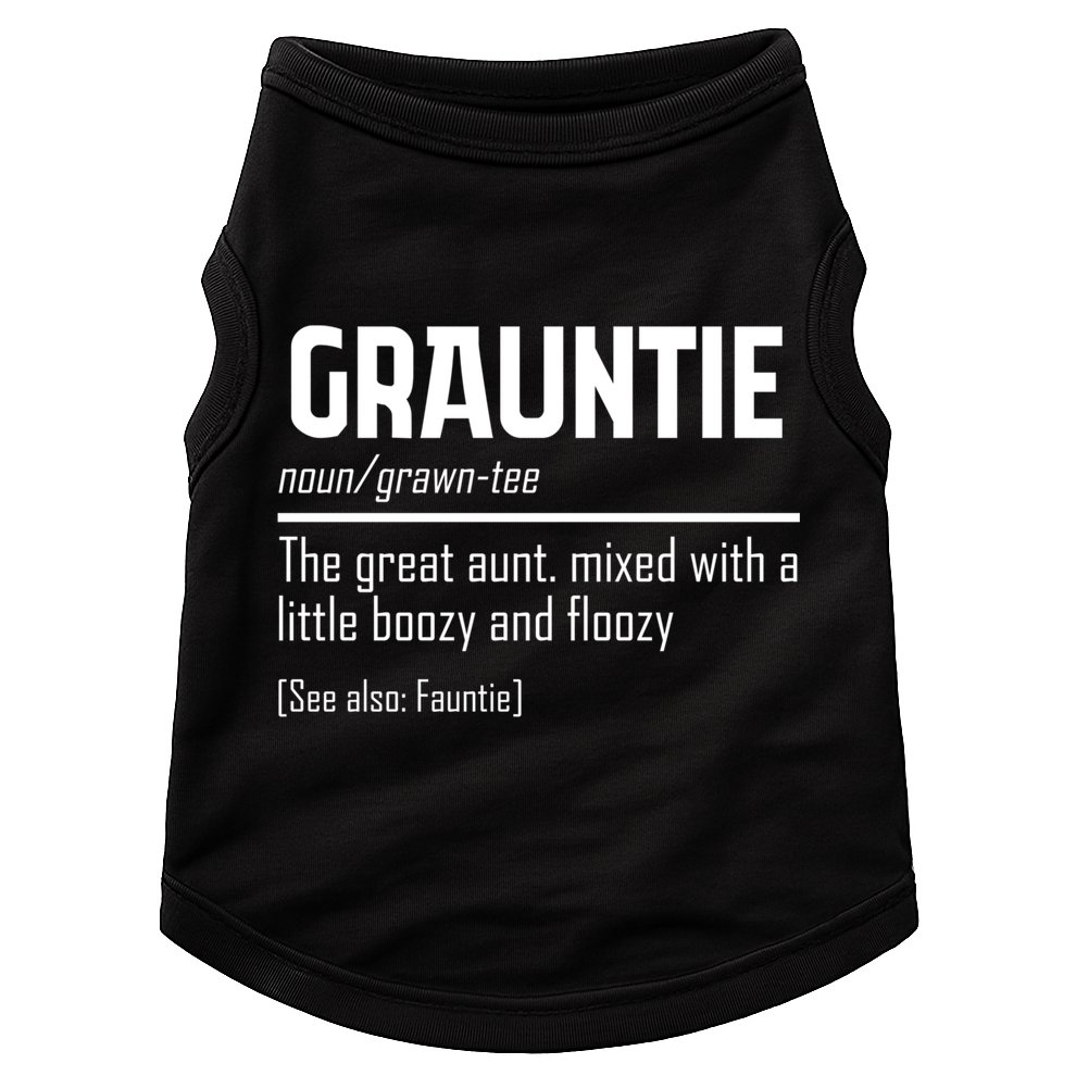 Funny Grauntie Definition Niece Nephew Aunt Auntie Gift Doggie Tank