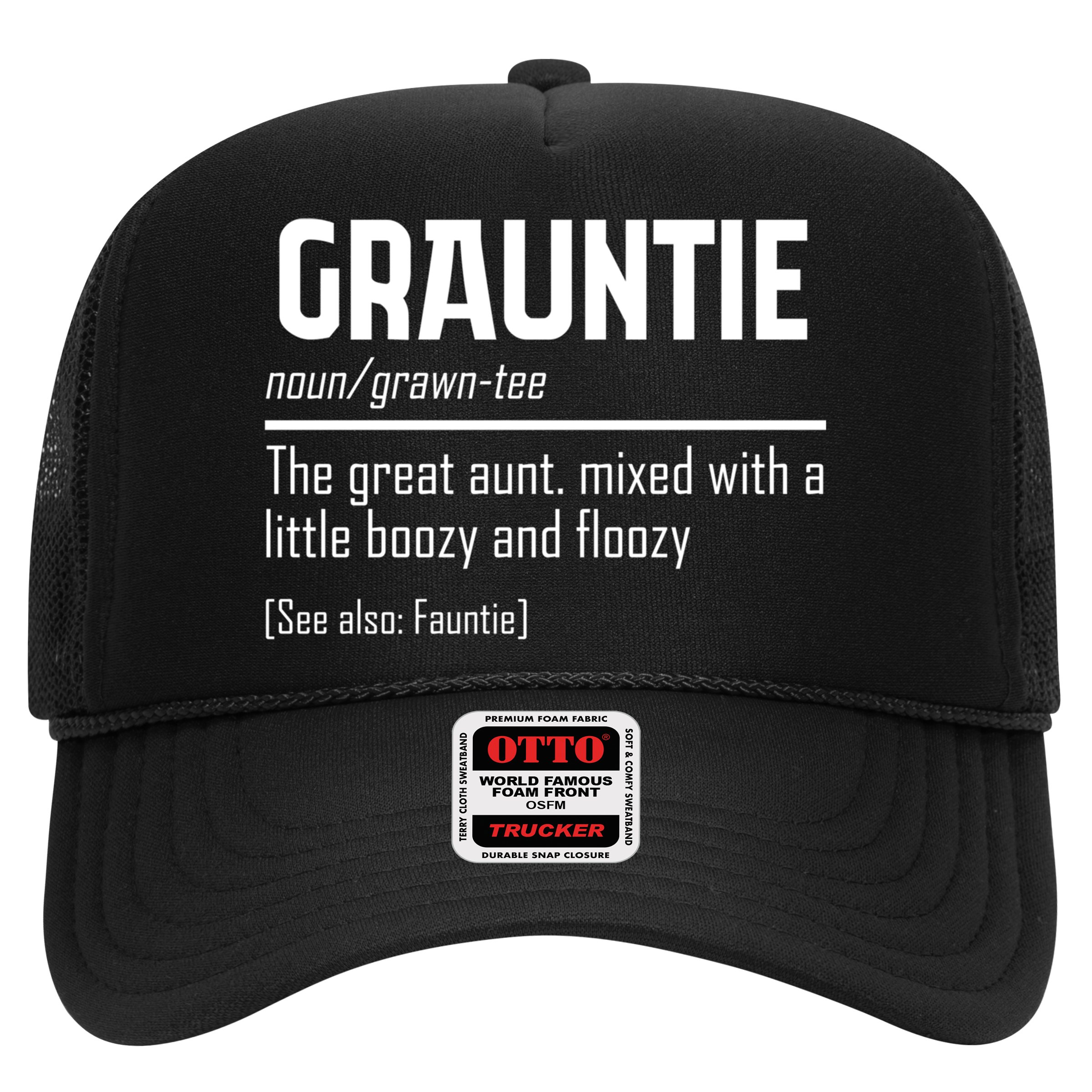 Funny Grauntie Definition Niece Nephew Aunt Auntie Gift Hat
