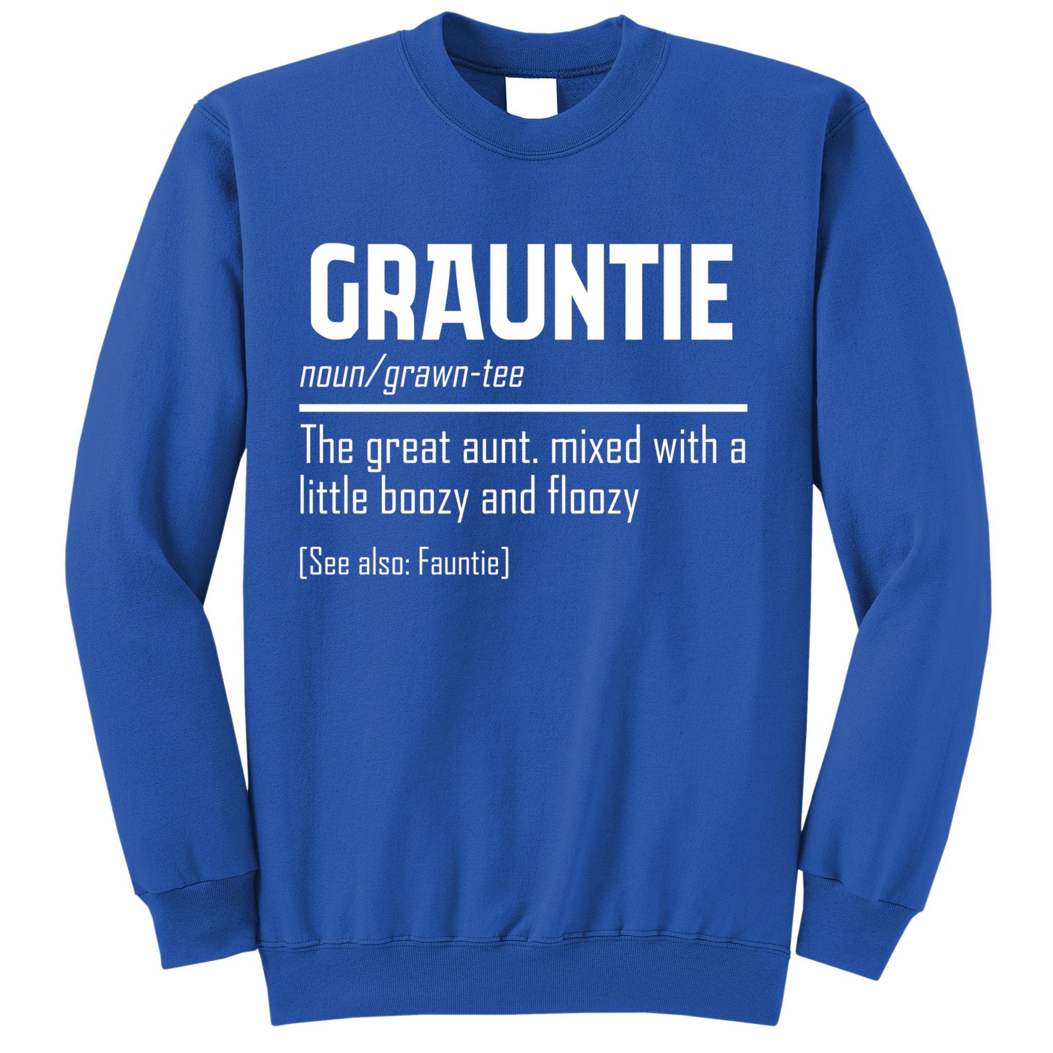 Funny Grauntie Definition Niece Nephew Aunt Auntie Gift Sweatshirt