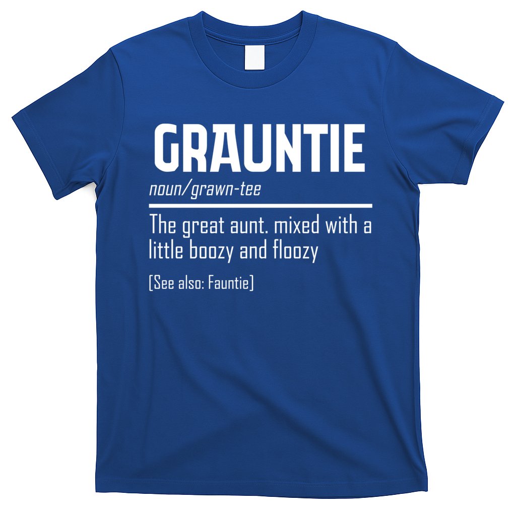 Funny Grauntie Definition Niece Nephew Aunt Auntie Gift T-Shirt