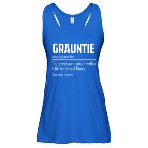 Funny Grauntie Definition Niece Nephew Aunt Auntie Gift Ladies Essential Flowy Tank