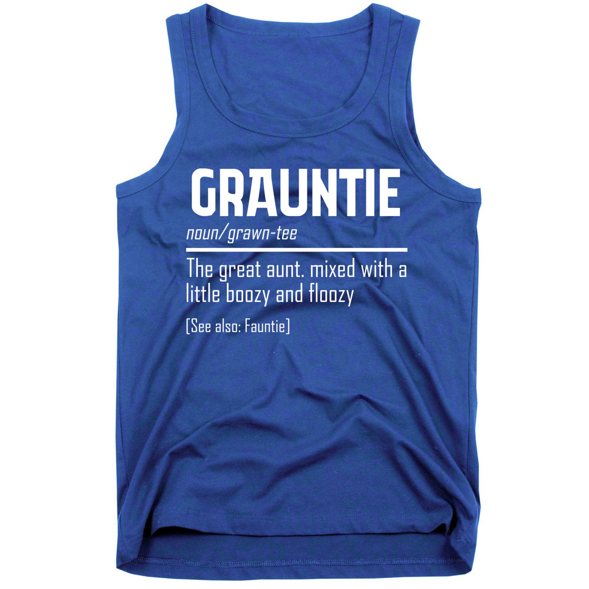 Funny Grauntie Definition Niece Nephew Aunt Auntie Gift Tank Top