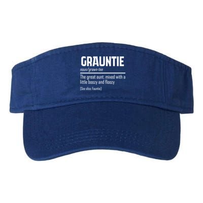 Funny Grauntie Definition Niece Nephew Aunt Auntie Gift Visor