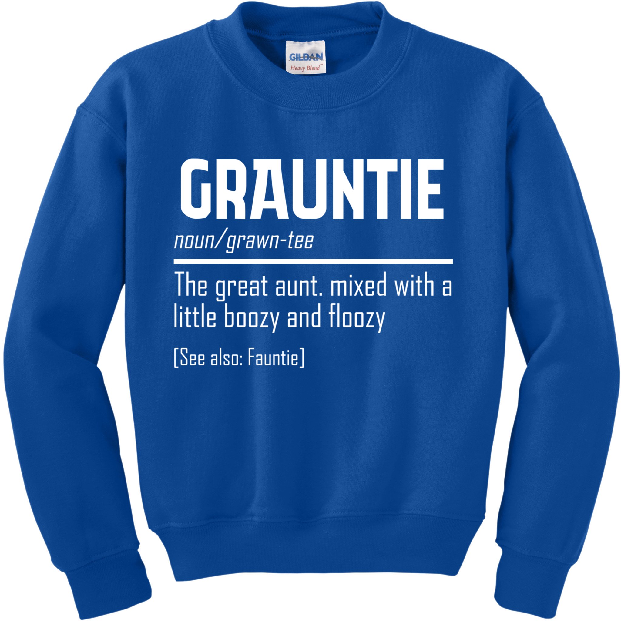 Funny Grauntie Definition Niece Nephew Aunt Auntie Gift Kids Sweatshirt