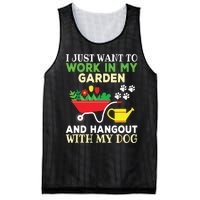 Funny Gardening Dog Lover Gardener Garden Plants Mesh Reversible Basketball Jersey Tank