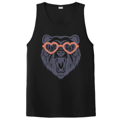 Football Game Day Bear Gift PosiCharge Competitor Tank